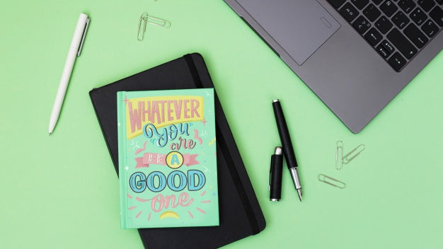 Mockup Of Card On Desk Psd