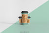 Mockup Of Coffee Cups Psd