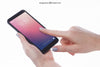 Mockup Of Finger Pointing At Smartphone Psd