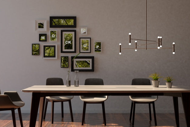 Mockup Of Frames In Interior Psd