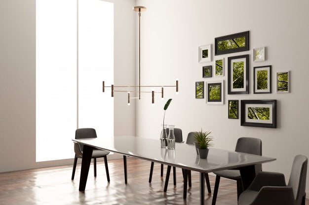 Mockup Of Frames In Interior Psd