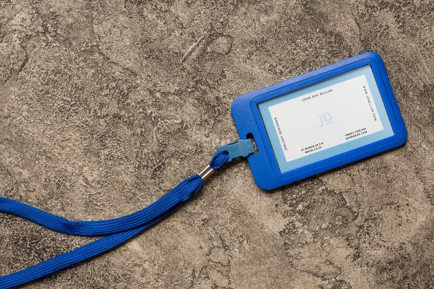 Mockup Of Id Card Holder Psd