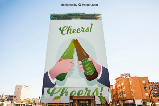 Mockup Of Large Billboard Psd