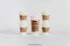 Mockup Of Plastic Coffee Cups Psd