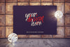 Mockup Of Poster Hanging In A Modern Interior Psd