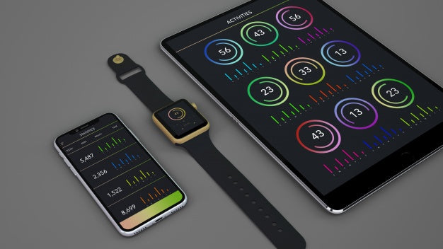 Mockup Of Smart Devices Psd