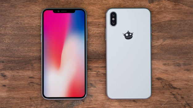 Mockup Of Smartphone Back And Front Psd