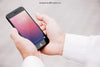 Mockup Of Smartphone In Hands Psd