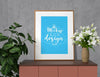Mockup Poster Frame With Home Decorating In The Living Room Modern Interior. Mockup Ready To Use Psd