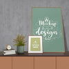 Mockup Poster Frame With Home Decorating In The Living Room Modern Interior. Psd