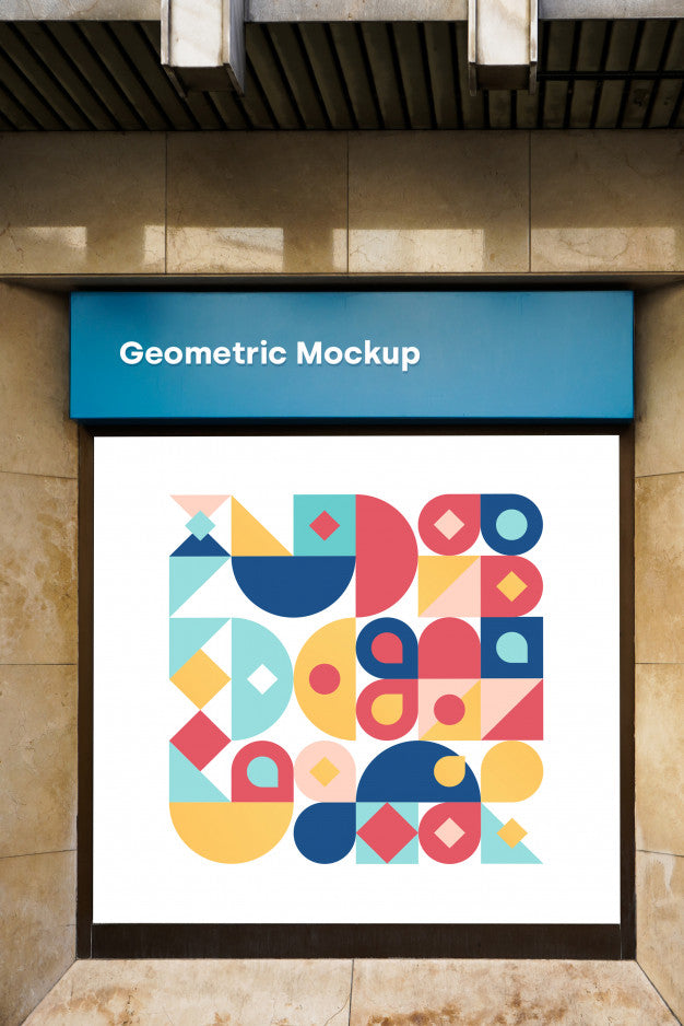 Mockup Signboard Store Coming Soon Psd