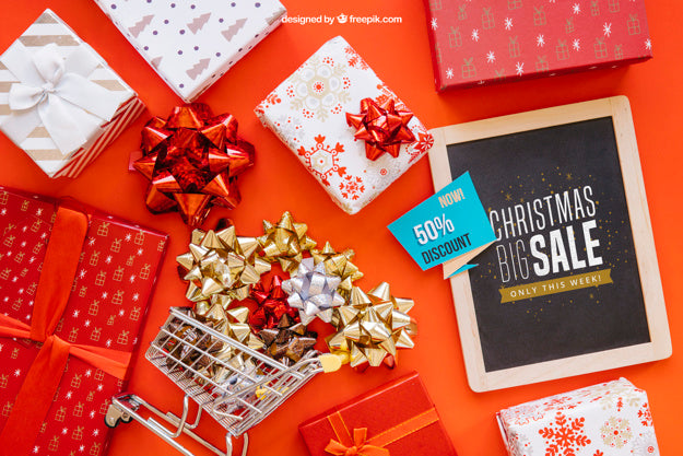 Mockup With Christmtas Design Psd