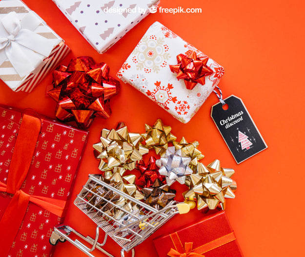 Mockup With Christmtas Design Psd