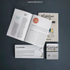 Mockup With Open Brochure Psd