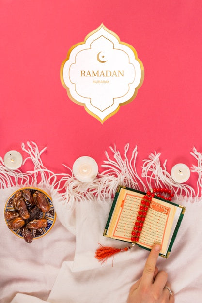 Mockup With Ramadan Concept Psd