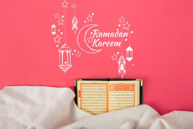 Mockup With Ramadan Concept Psd