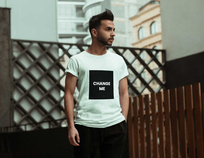 Model T-Shirt Photoshop Mockup