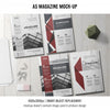 Modern A5 Magazine Mockup Psd