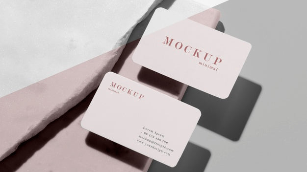 Modern Arrangement Of Mock-Up Business Card Psd
