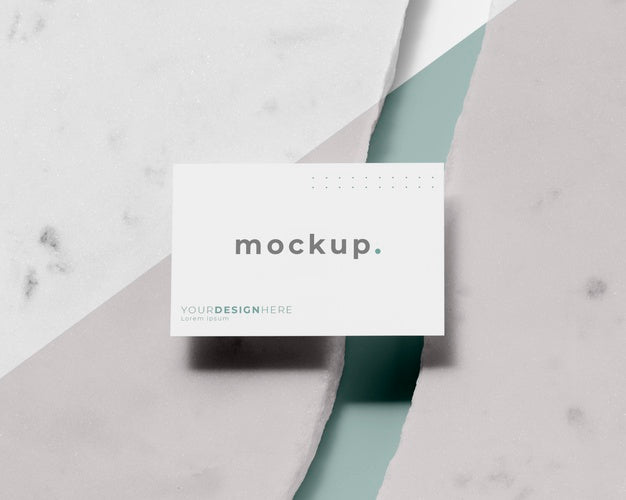 Modern Arrangement Of Mock-Up Business Card Psd