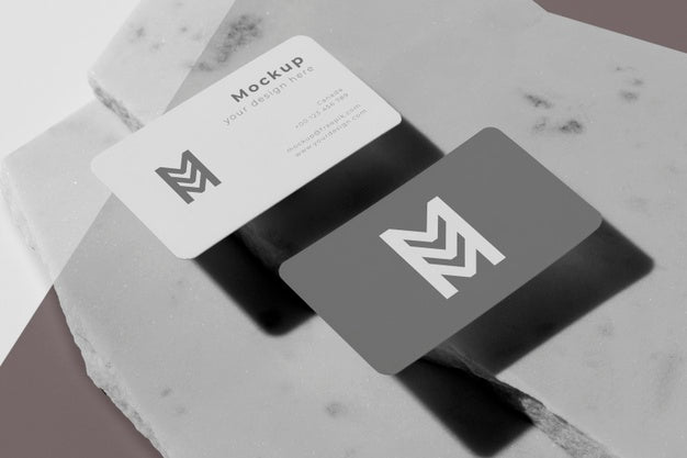 Modern Arrangement Of Mock-Up Business Card Psd