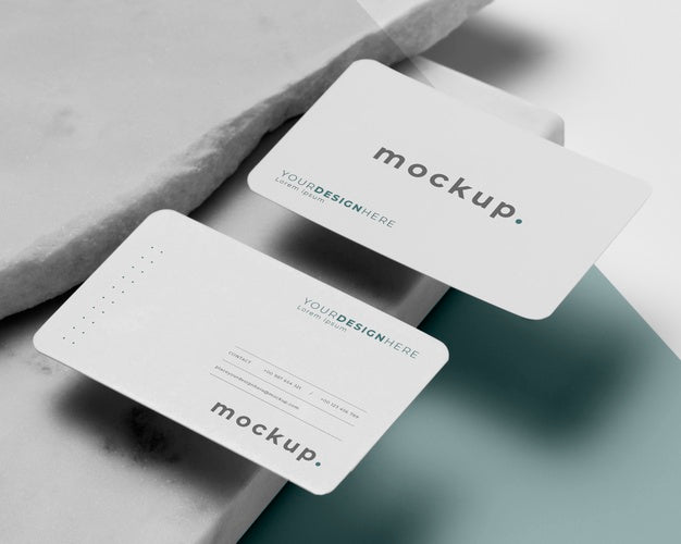 Modern Arrangement Of Mock-Up Business Card Psd