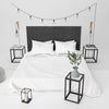 Modern Bedroom Mockup With Decorative Elements Psd