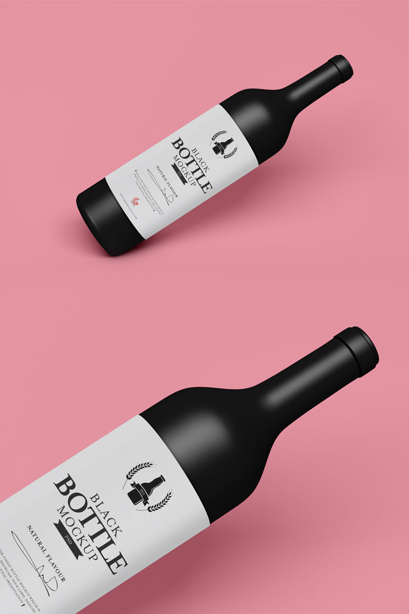 Modern Beverage Bottle Mockup Psd 2019