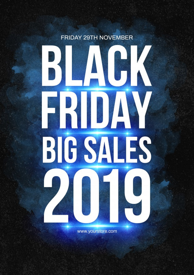 Modern Black Friday Cover Mockup Psd