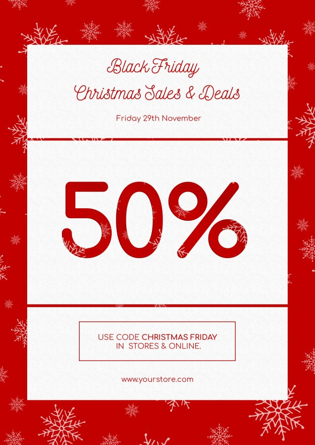 Modern Black Friday Cover Mockup Psd