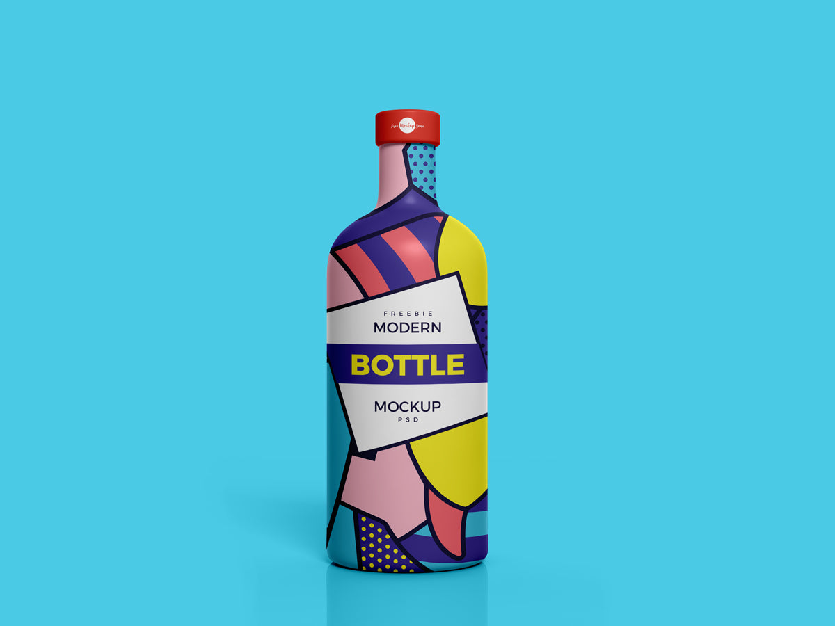 Modern Brand Bottle Mockup Psd