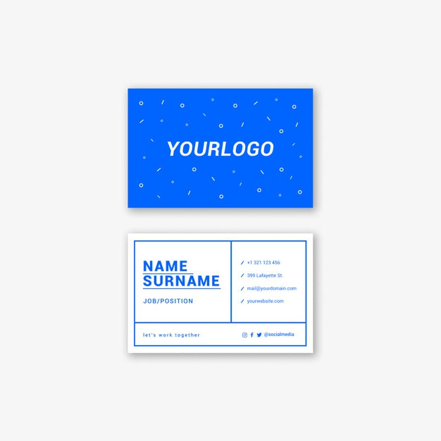 Modern Business Card Template Psd