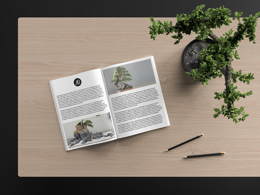 Modern Catalog Magazine Mockup