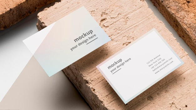 Modern Composition Of Mock-Up Business Card Psd