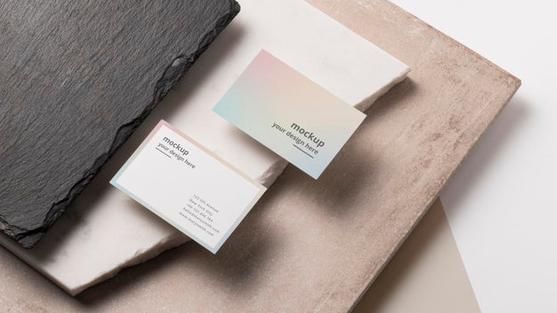 Modern Composition Of Mock-Up Business Card Psd