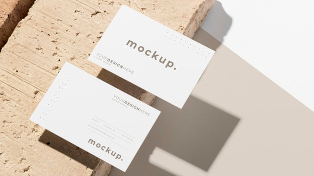 Modern Composition Of Mock-Up Business Card Psd