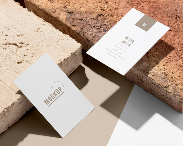 Modern Composition Of Mock-Up Business Card Psd