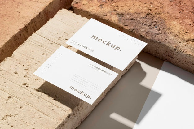 Modern Composition Of Mock-Up Business Card Psd