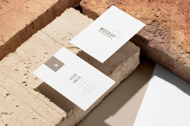 Modern Composition Of Mock-Up Business Card Psd