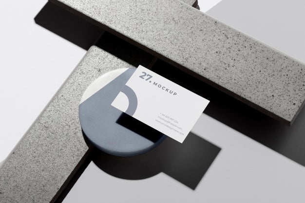 Modern Composition Of Mock-Up Business Card Psd