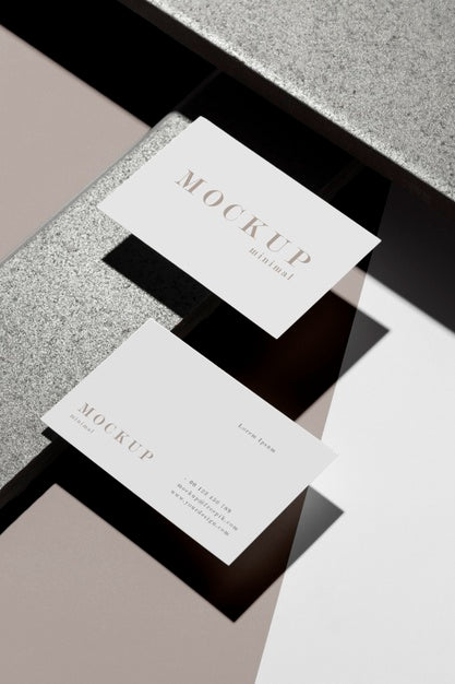 Modern Composition Of Mock-Up Business Card Psd