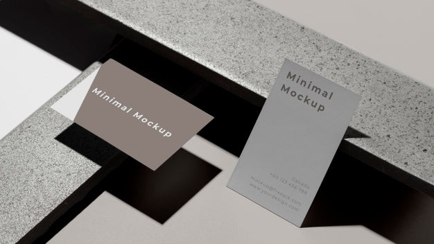 Modern Composition Of Mock-Up Business Card Psd