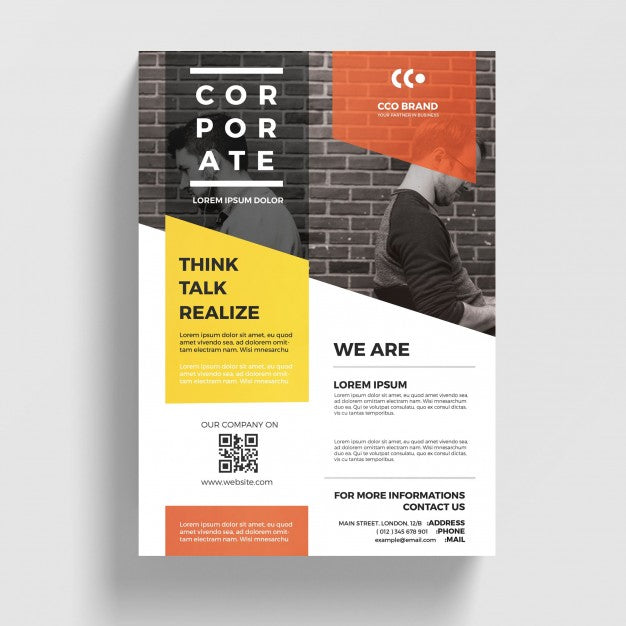 Modern Corporate Flyer Template Psd