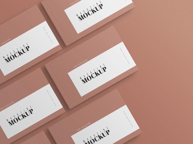 Modern Couple Of Magazine Mockup Psd