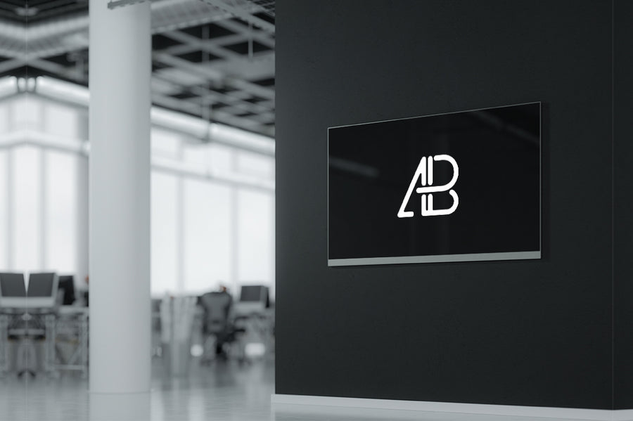 Modern Digital Signage Mockup