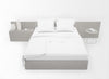 Modern Double Bed Mockup Isolated Isolated Psd