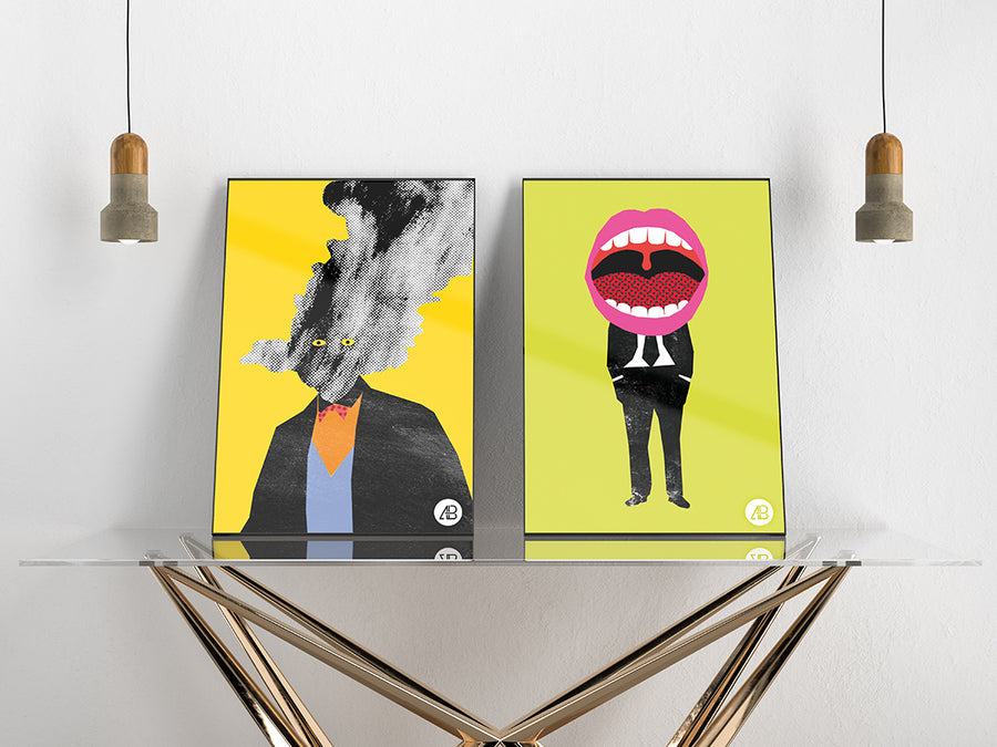 Modern Double Poster Mockup Vol.3