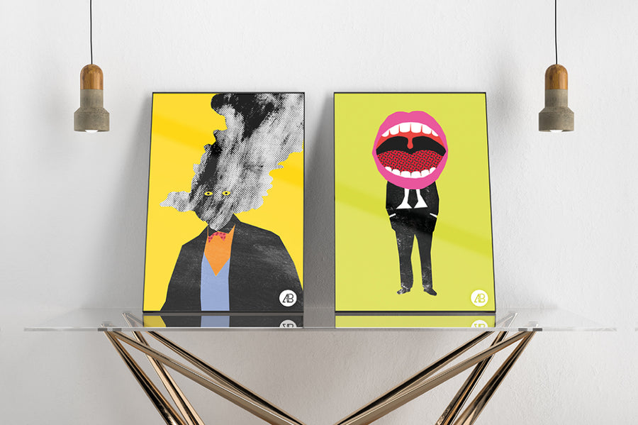 Modern Double Poster Mockup Vol.3