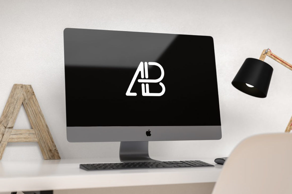 Modern Imac Pro Mockup