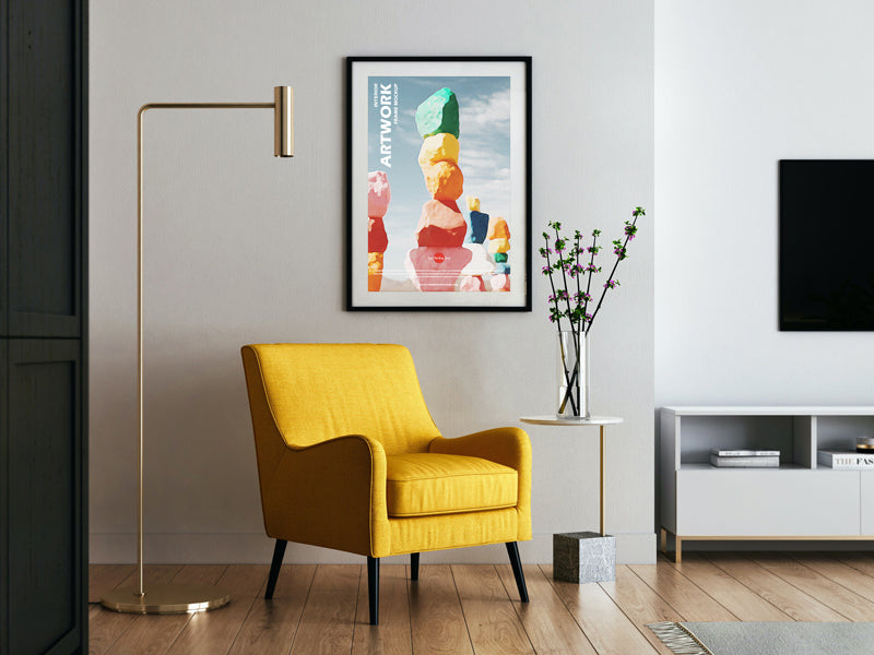 Modern Interior Artwork Frame Mockup